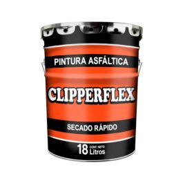 Pintura Asfaltica Clipperflex x 18lts negra (base solvente)