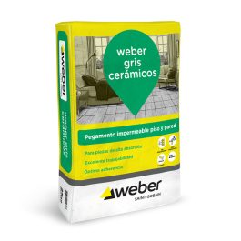 Pegamento Ceramico Weber Gris x 25kg